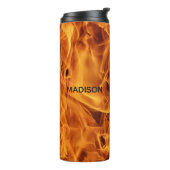 火は名前をカスタムするのタンブラーを炎にあてます タンブラー (回転左)