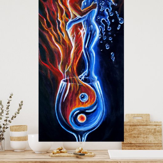 火は誰だ、水は誰だ ポスター (キッチン)