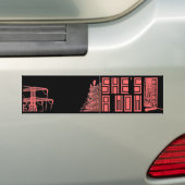 火またはSynthのバンパーステッカーの建物 バンパーステッカー (車上)