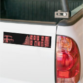 火またはSynthのバンパーステッカーの建物 バンパーステッカー (トラック上)