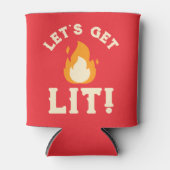 「火をつけよう」 缶クーラー (正面)