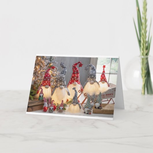 火を付けて**クリスマス**祝休日C シーズンカード (正面)