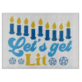 火を付けよう！ガラス切断板 カッティングボード (正面)