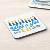 火を付けよう！コルクで覆われたコースター コースター (左側)