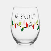 火を付けよう ステムなしワイングラス (正面)