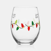 火を付けよう ステムなしワイングラス (左)