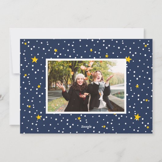 火を付けよう |ハヌカおもしろいー写真コラージュ シーズンカード (裏面)