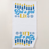 火を付けよう！ビーチタオル ビーチタオル (正面)