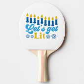 火を付けよう！ピンポンパドル 卓球ラケット (正面)