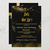 火を付けよう |大晦日パーティー 招待状 (正面/裏面)