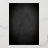 火を付けよう!成人ハローウィンパーティ実在 箔招待状 (裏面)