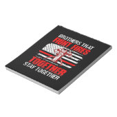 火を共にする兄弟は共に留まる ノートパッド (回転)