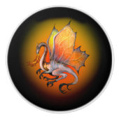 火を吹く竜 セラミックノブ (正面)