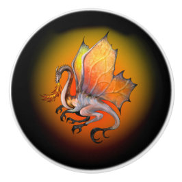 火を吹く竜 セラミックノブ
