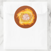 火を放つ ラウンドシール (バッグ)