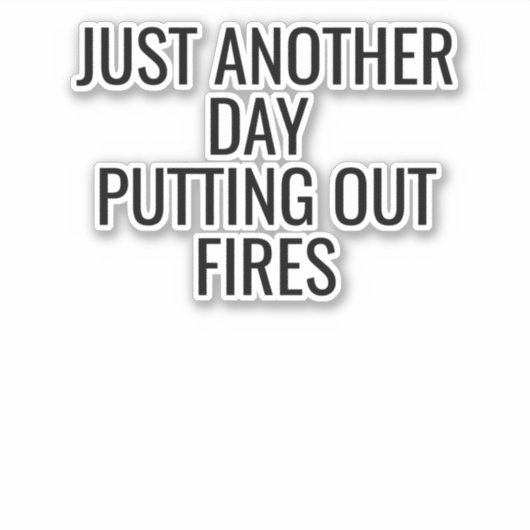 火を消すのはちょうど別の日 シール (正面)