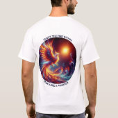 火を火のように燃やす Tシャツ (裏面)