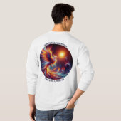 火を火のように燃やす Tシャツ (裏面フル)