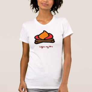 火を点ける Tシャツ