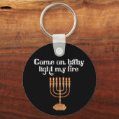 火を焚く キーホルダー (正面)