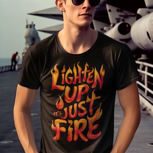 火を照らすだけで Tシャツ