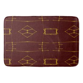 火を照らす バスマット