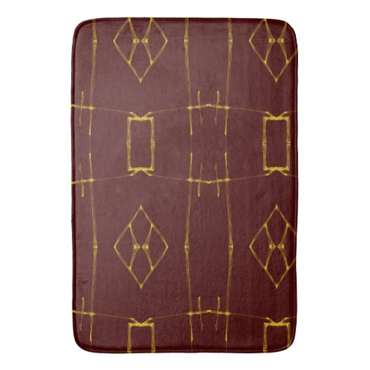 火を照らす バスマット (正面縦)