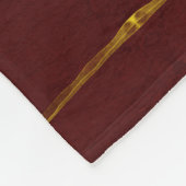 火を照らす フリースブランケット (角)