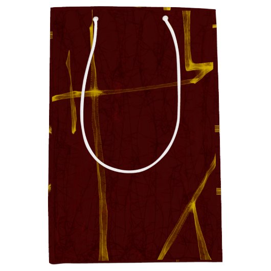 火を照らす ミディアムペーパーバッグ (正面)