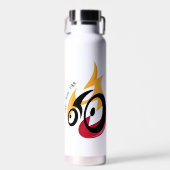 火を燃やす。サイクリング動機 ウォーターボトル (正面)