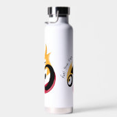 火を燃やす。サイクリング動機 ウォーターボトル (右面)