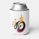火を燃やす。サイクリング動機 缶クーラー (缶裏面)