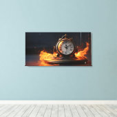 火を見ろ キャンバスプリント (インサイチュ (ウッドフロア))