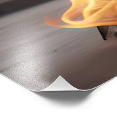 火を見ろ、時間がない フォトプリント            (角)