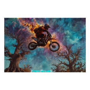 火を逃れる – Dirt-Bike Rider ポスター