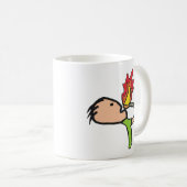 火を食べる コーヒーマグカップ (正面右)