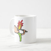 火を食べる コーヒーマグカップ (正面左)