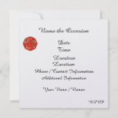 火エレガント部 招待状 (裏面)