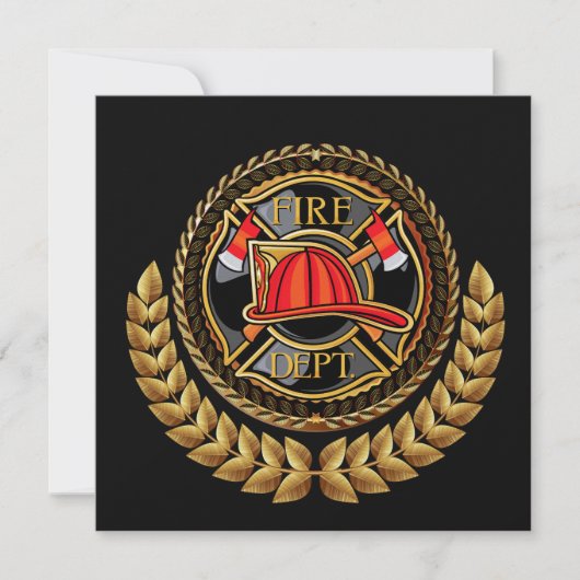 火エレガント部 招待状 (正面)