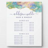 火オパールレインボージェムストーン価格メニュープラーク フォトプラーク (正面)