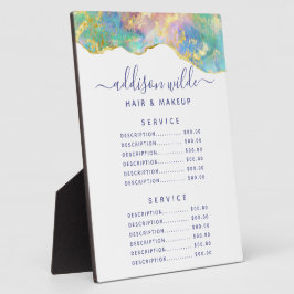 火オパールレインボージェムストーン価格メニュープラーク フォトプラーク