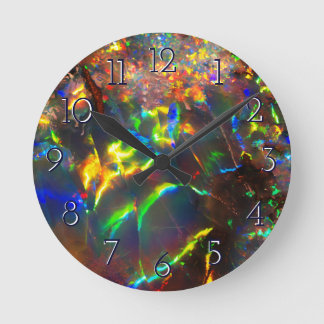 火オパール ラウンド壁時計