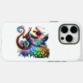 火カラフル竜 Case-Mate iPhoneケース (裏面 (横))