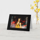 火カードの女神 カード (黄色い花)