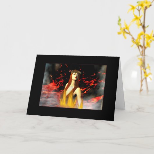 火カードの女神 カード (黄色い花)