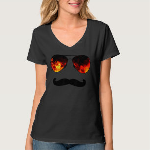 火サングラスムスタヒグリルマイスターグリルデシ Tシャツ