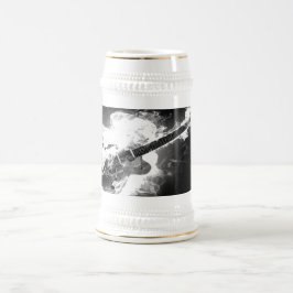 火ステインのギター ビールジョッキ