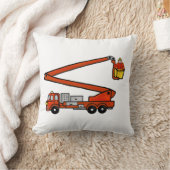 火バケツのトラックの枕は それをカスタマイズ! クッション (ブランケット)