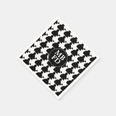 火パーソナライズされた兵ナプキン スタンダードカクテルナプキン (角)