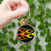 火パーソナライズされた炎キーチェーン キーホルダー (手)